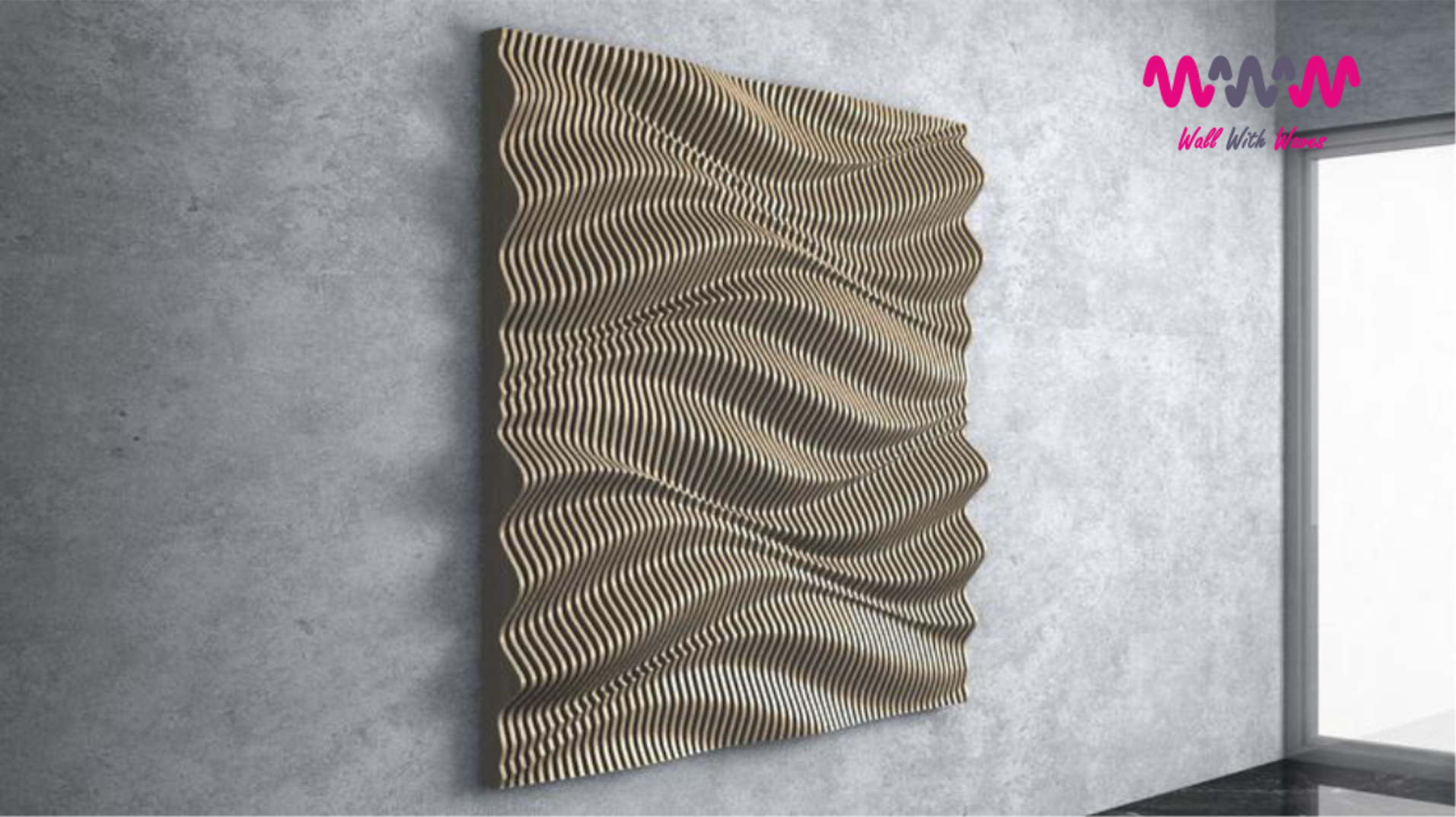 Interior Decorations - 3d Wave Panels and parametric products - www.serviceplast.com