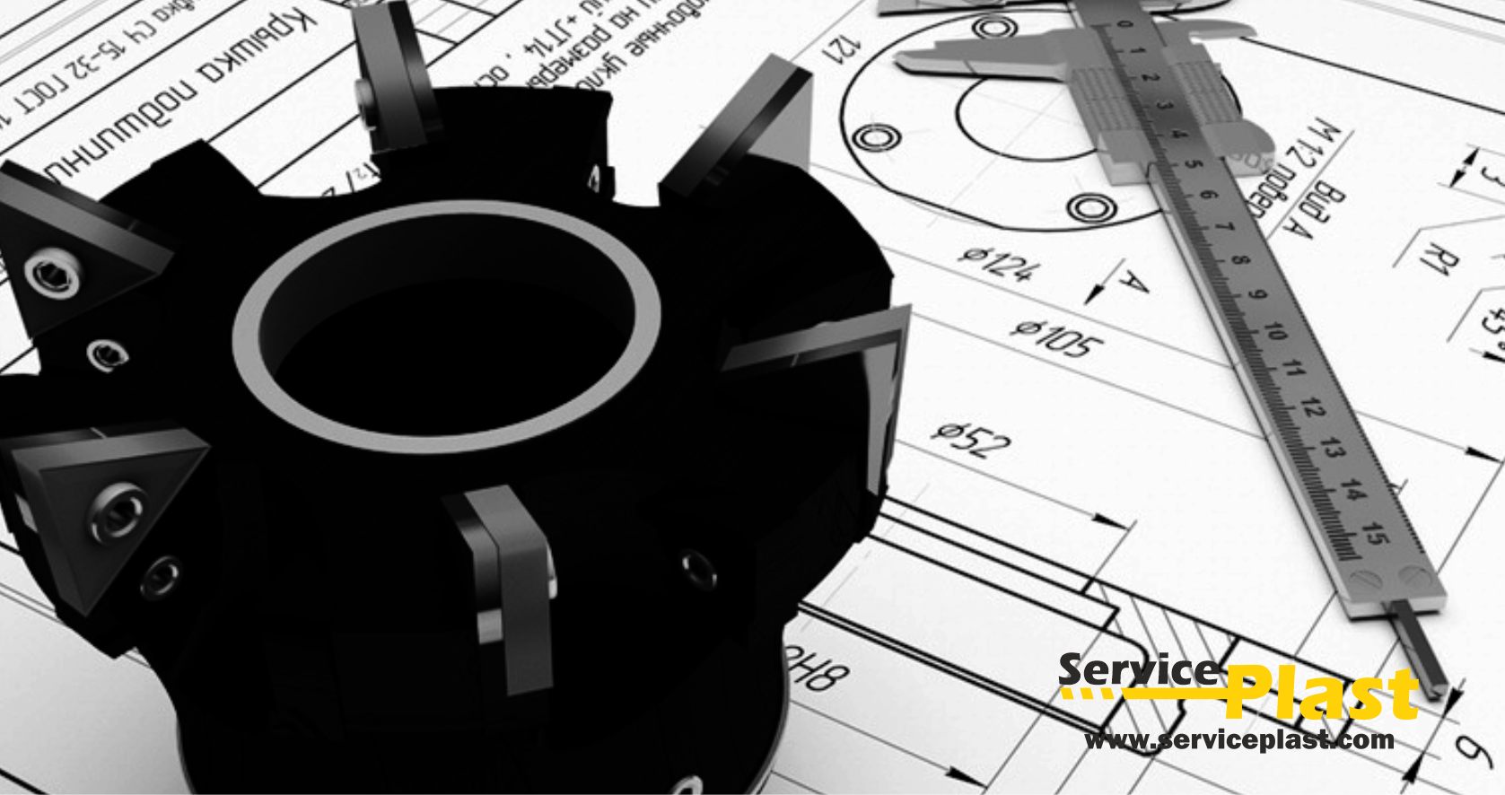 Plastic milling CNC service - Surface planing tool - www.serviceplast.com